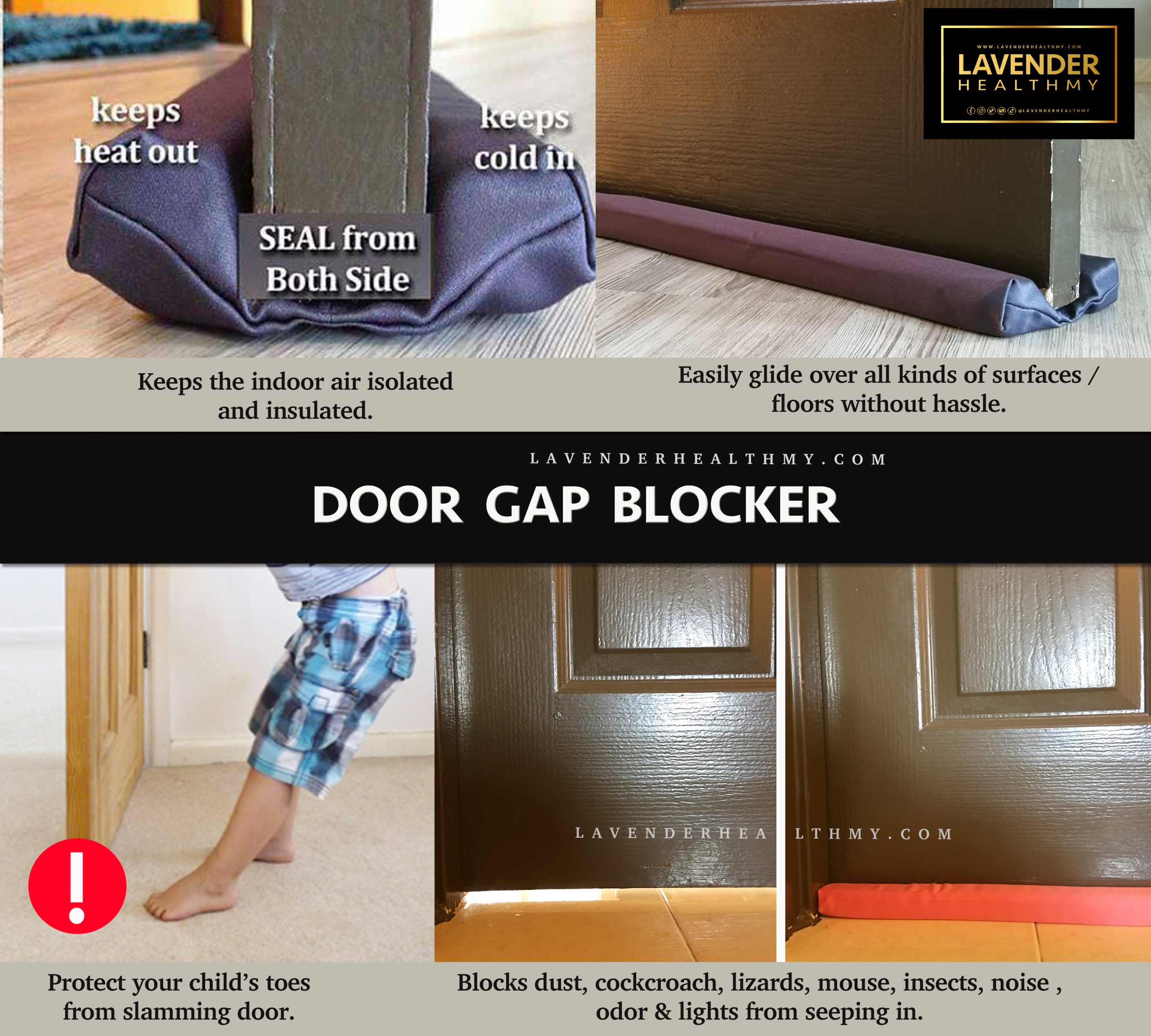 DOOR GAP BLOCKER L 84-102CM - Image 9