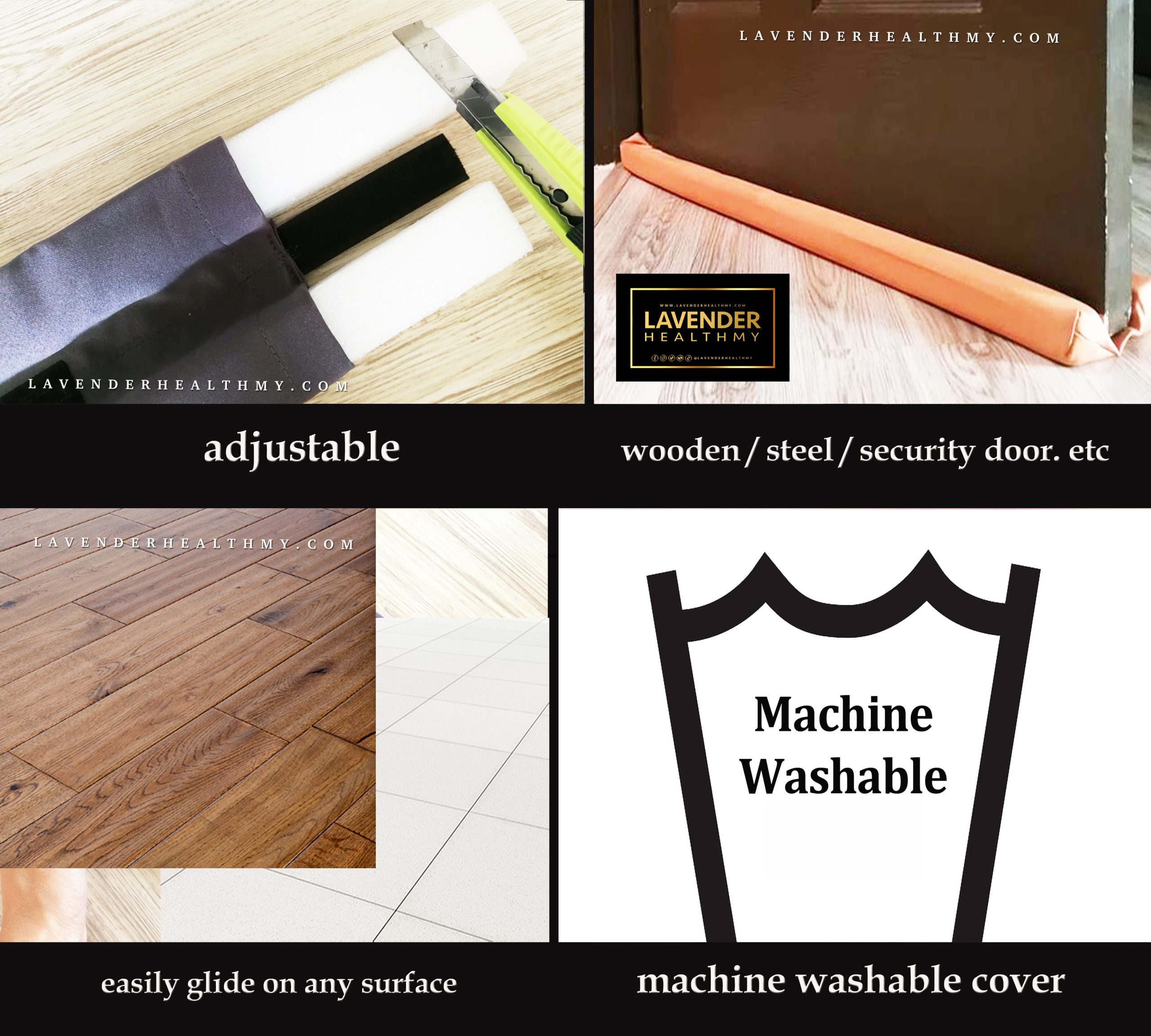 DOOR GAP BLOCKER L 84-102CM - Image 6